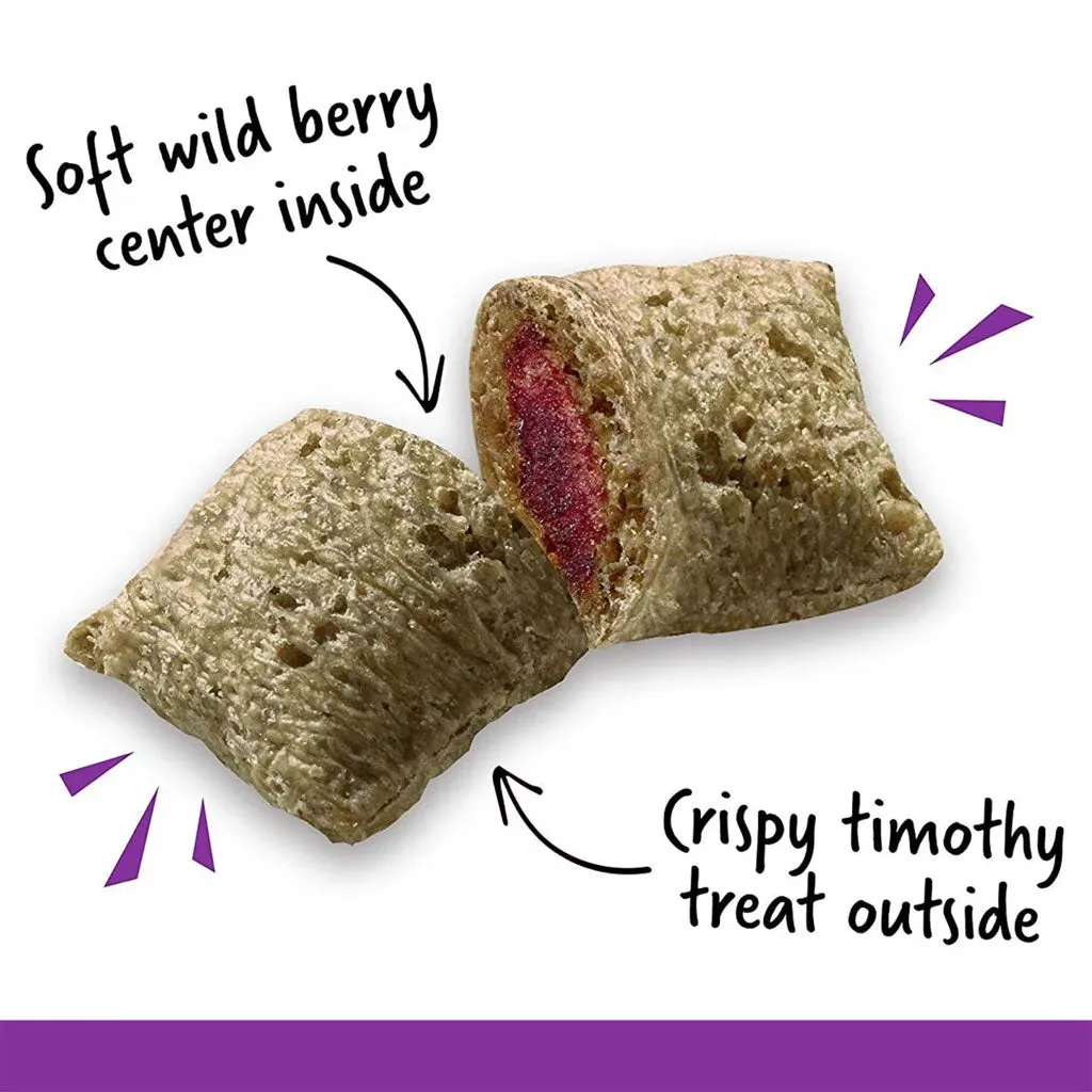 Vitakraft Bursts Wild Berry Flavor Nibble Treat for Rabbits, Guinea Pigs & Hamsters, 1.76-oz