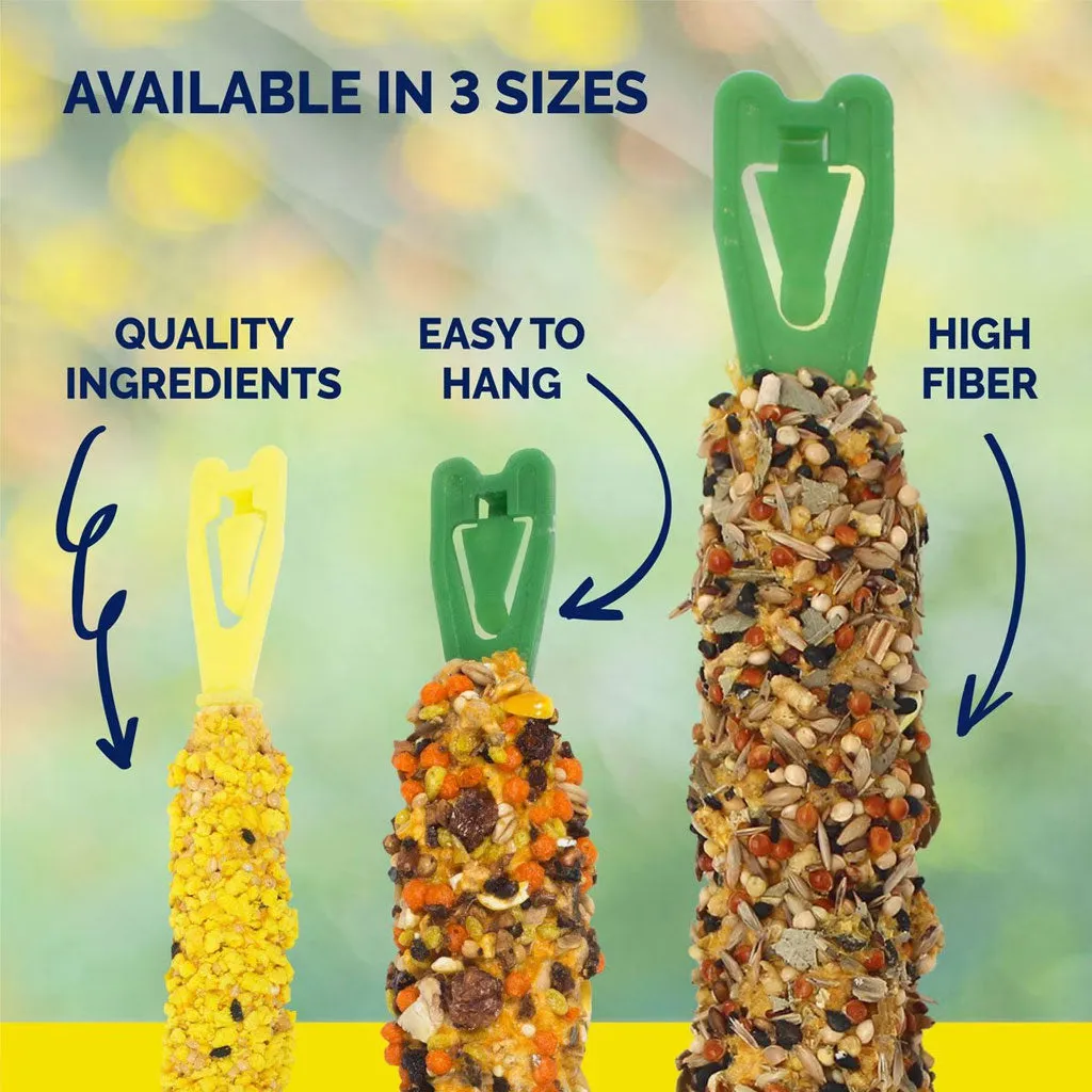 Vitakraft Curnch Sitcks Golden Honey Flavor Treats for Parakeet, 2 Sitcks