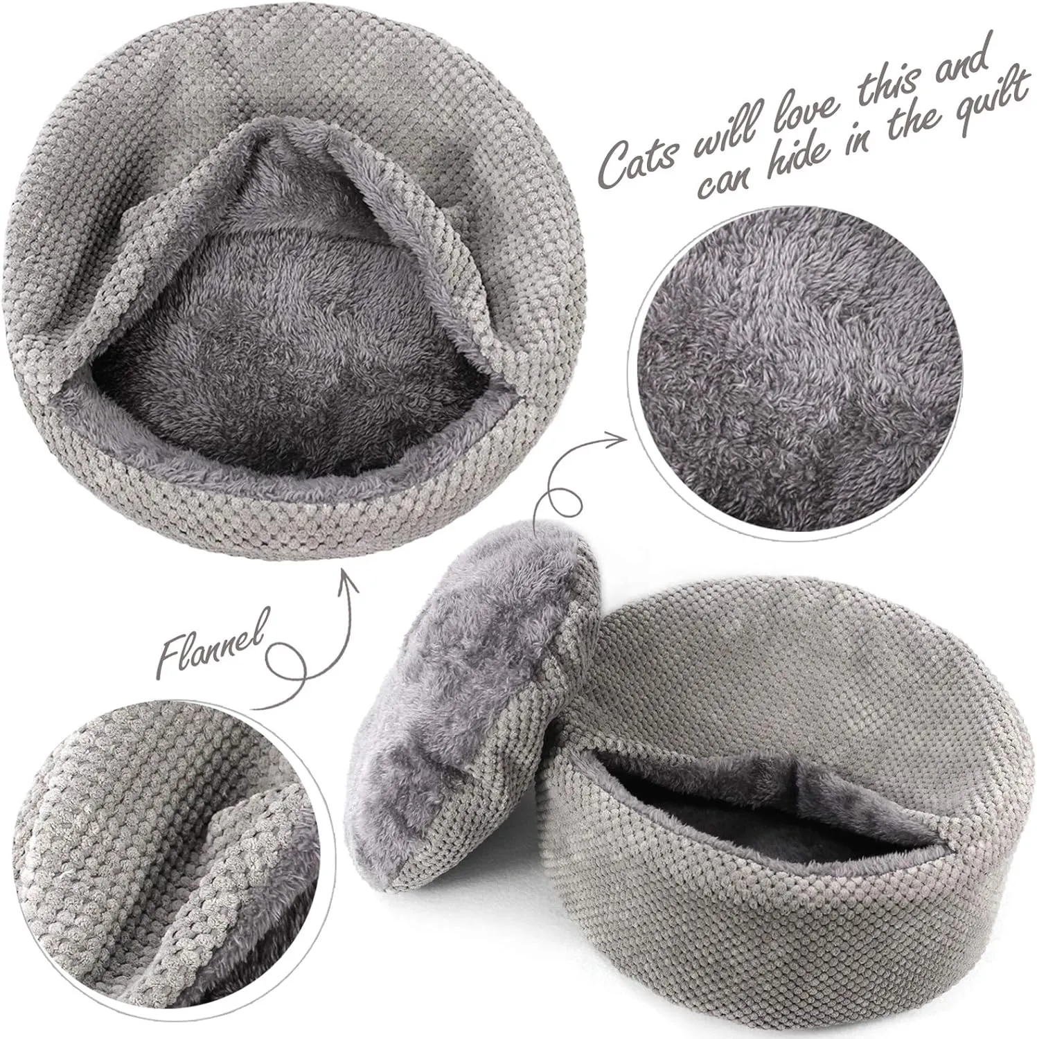Washable Warming Cat Bed House