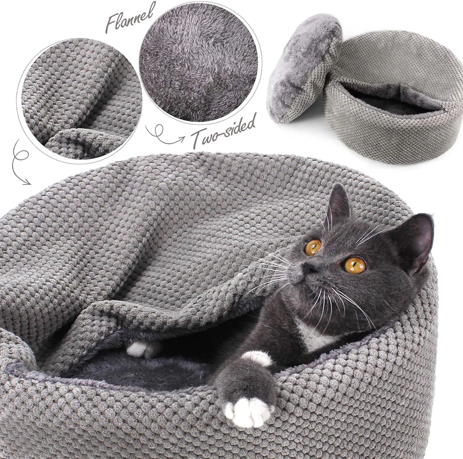 Washable Warming Cat Bed House