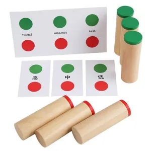 Wooden Montessori Sound Matching Fun Game For Kids- KQ-3