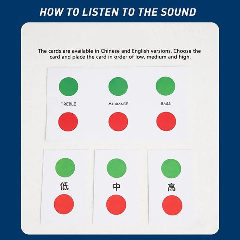 Wooden Montessori Sound Matching Fun Game For Kids- KQ-3