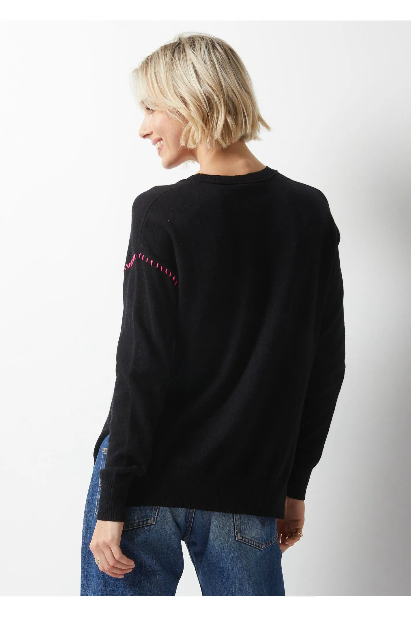 Zaket & Plover  Super Star Sweater  Black